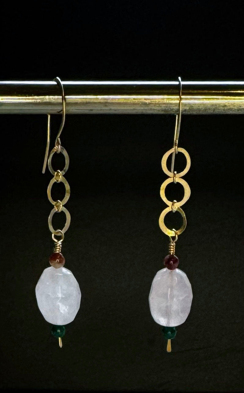 Love - Three Rings Earrings