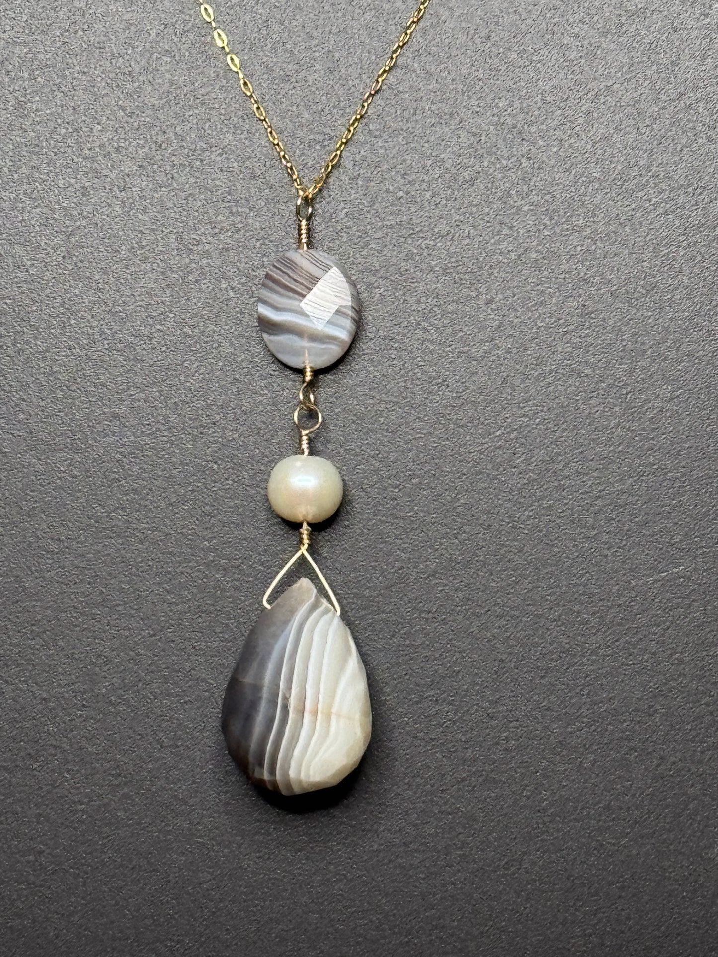Botswana and Pearl Necklace
