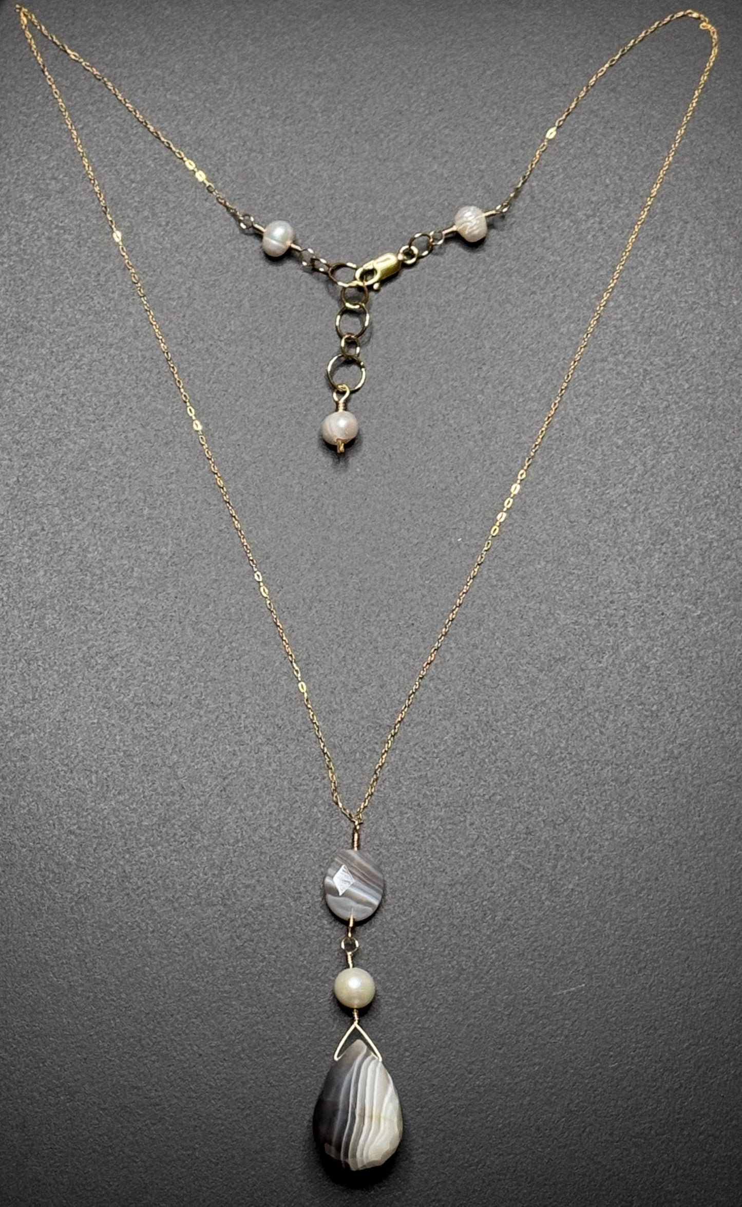 Botswana and Pearl Necklace
