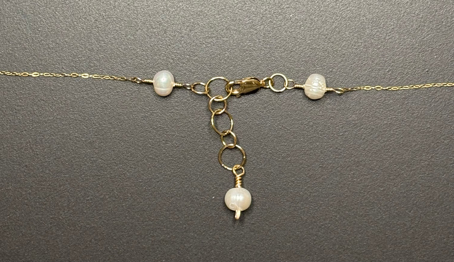 Botswana and Pearl Necklace