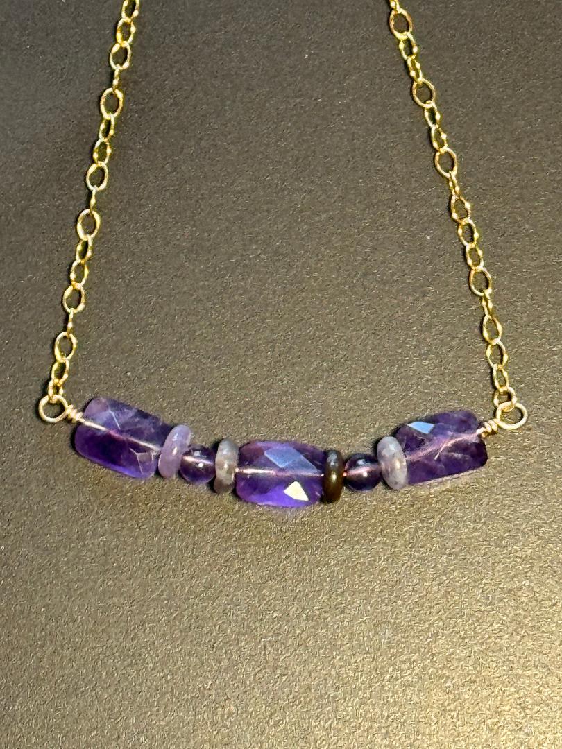 Serenity- Amethyst necklace