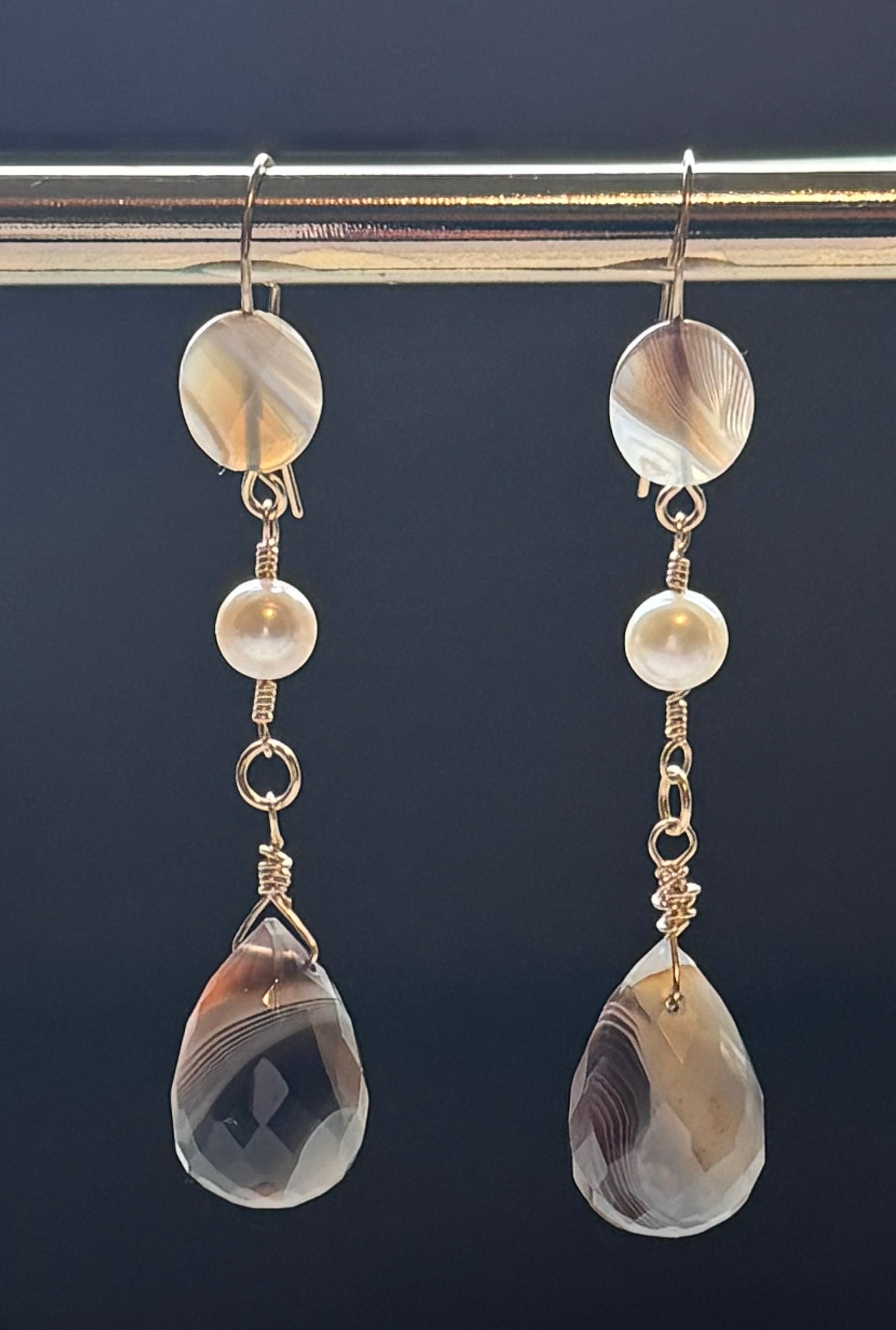 Botswana dangle earrings