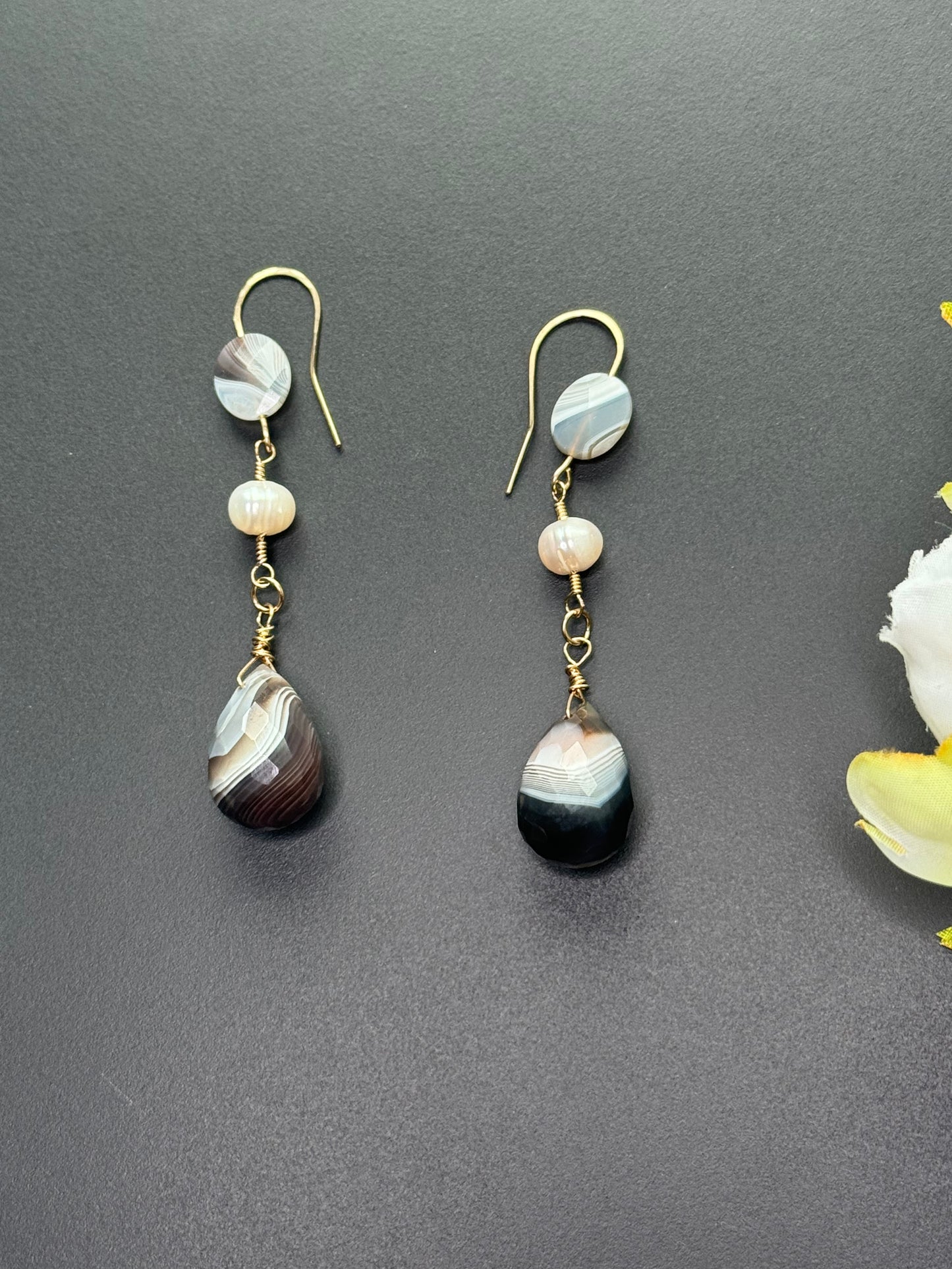 Botswana dangle earrings