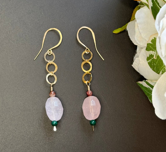 Love - Three Rings Earrings
