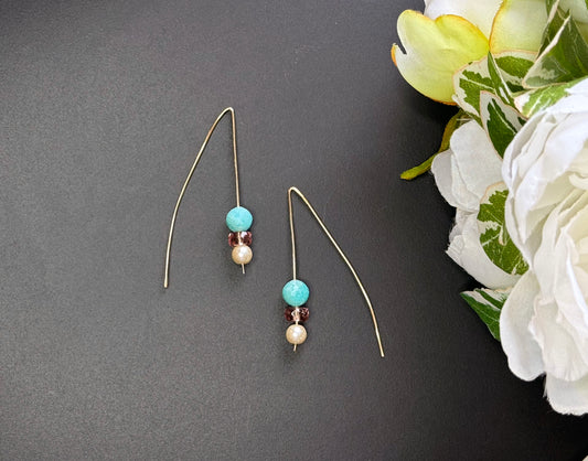 Inverted-V Earrings