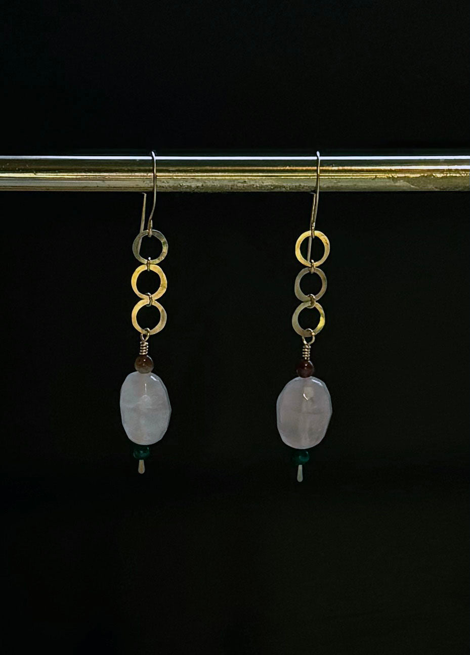 Love - Three Rings Earrings