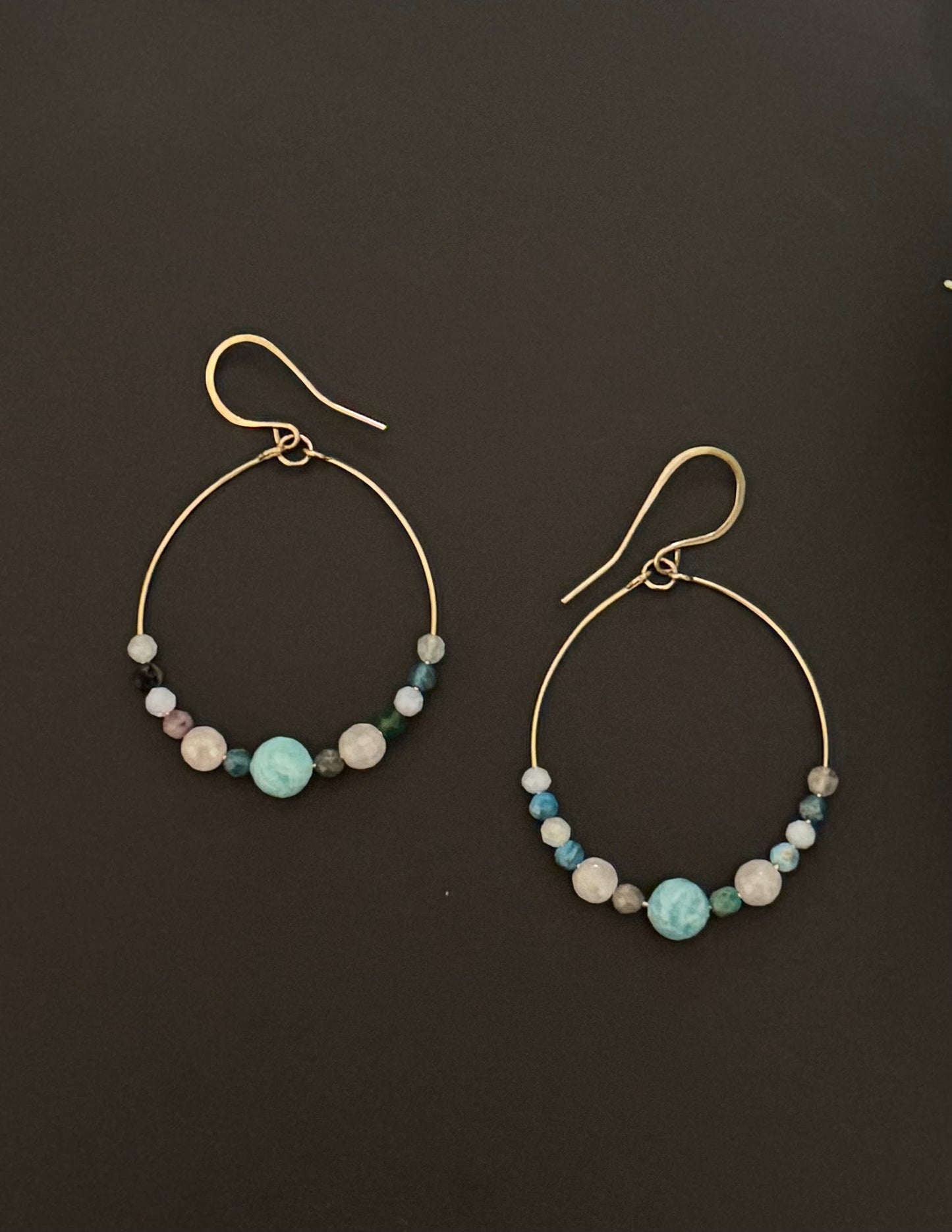 Hoops- Amazonite